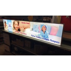 Tekstil Çerçeve Işıklı - 40x195CM Tekstil Çerçeve Işıklı - 40x195CM